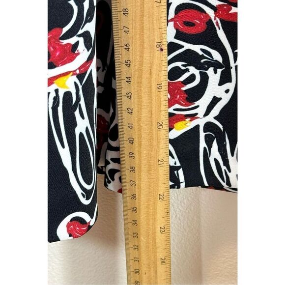 Adolfo Dominguez Abstract Open Back Sleeveless Women's Midi Dress Small - Picture 8 of 10